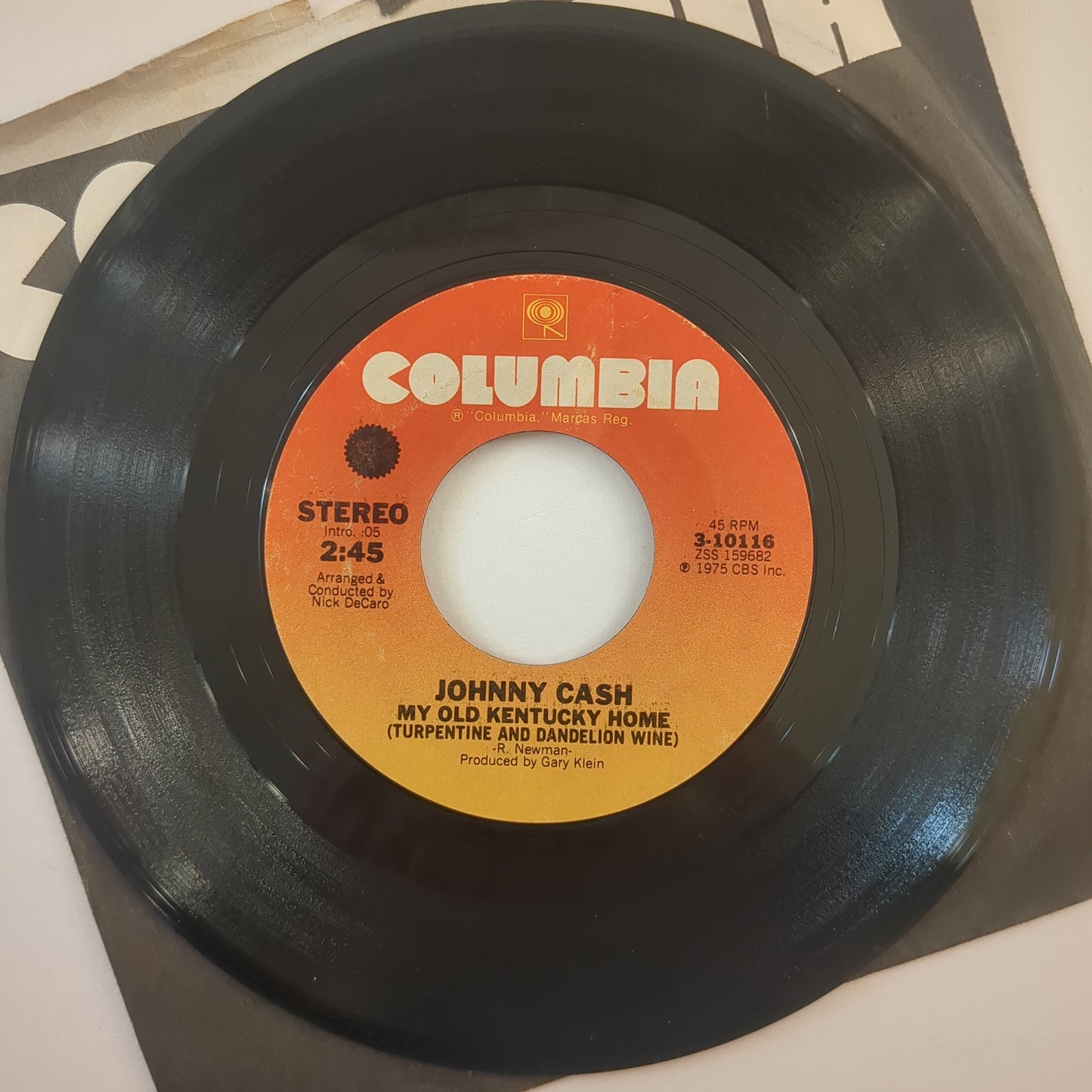 Johnny Cash - 'My Old Kentucky Home'