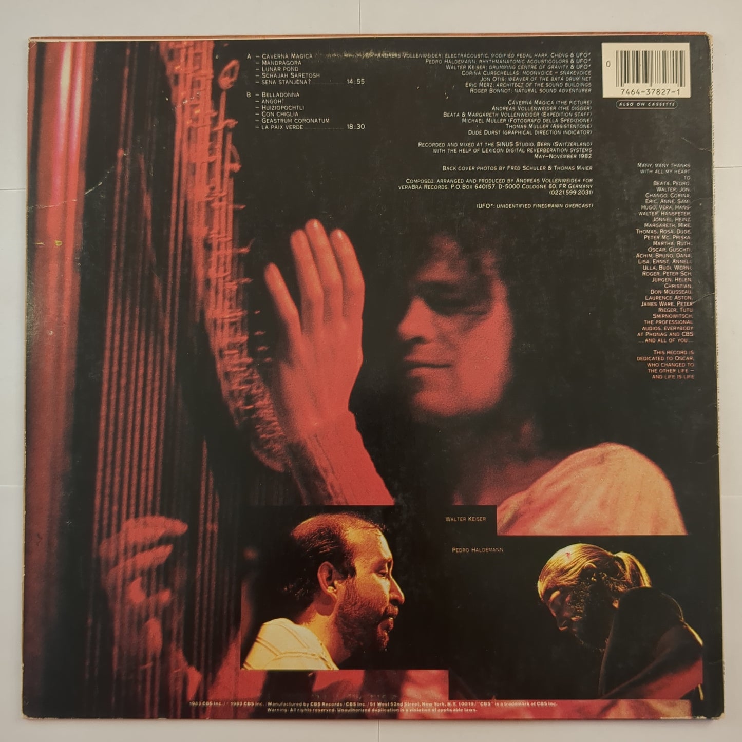 Andreas Vollenweider – 'Caverna Magica (...Under The Tree - In The Cave...)'