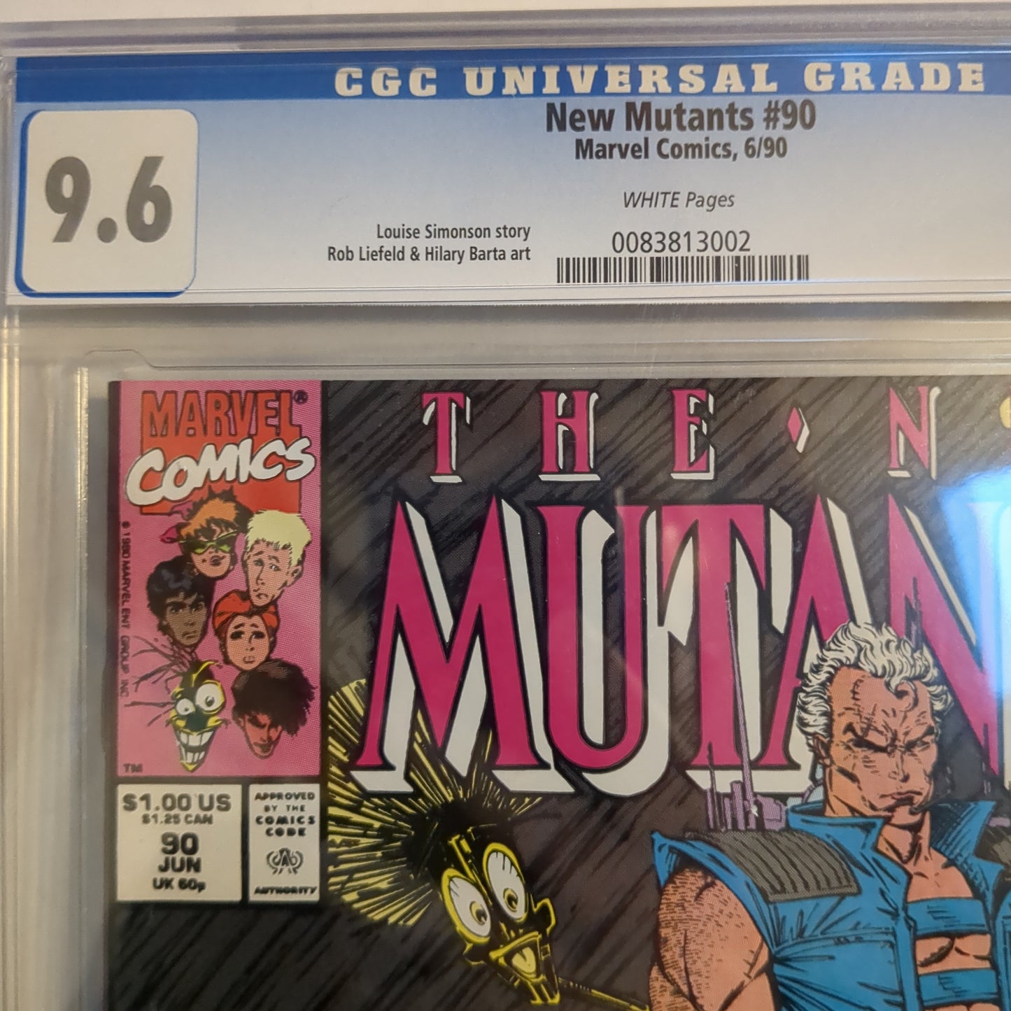 New Mutants #90 (6/90) CGC 9.6