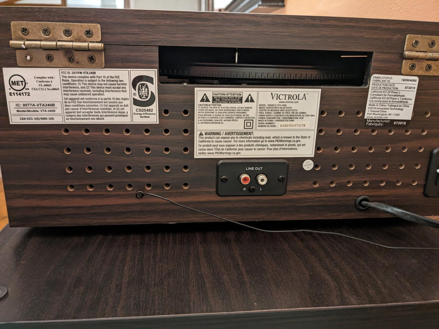 Tocadiscos Victrola 4 en 1