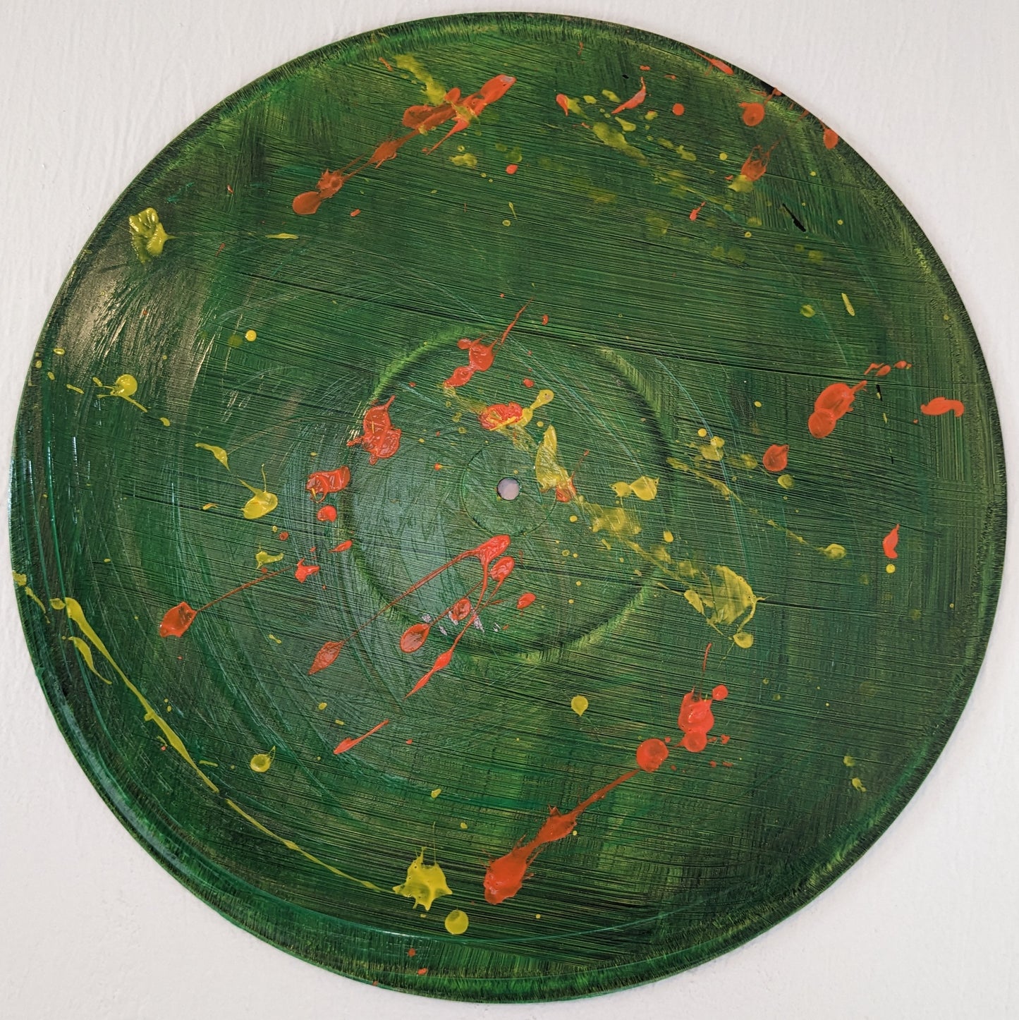 Color Splatter Record Art