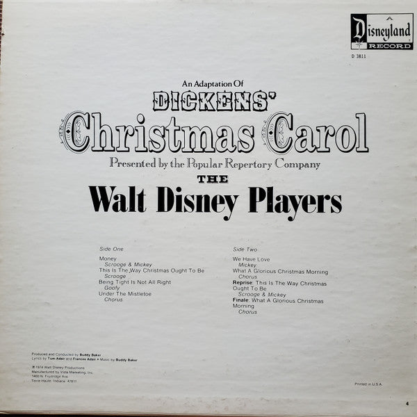 The Walt Disney Players, Charles Dickens – 'Una Adaptación Del Cuento De Navidad De Dickens'