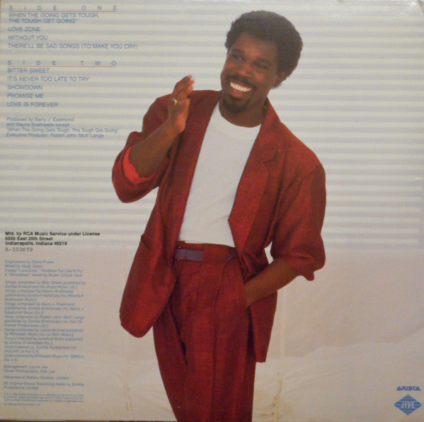 Billy Ocean - 'Love Zone"