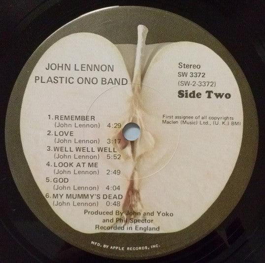 John Lennon & Plastic Ono Band – 'John Lennon / The Plastic Ono Band'