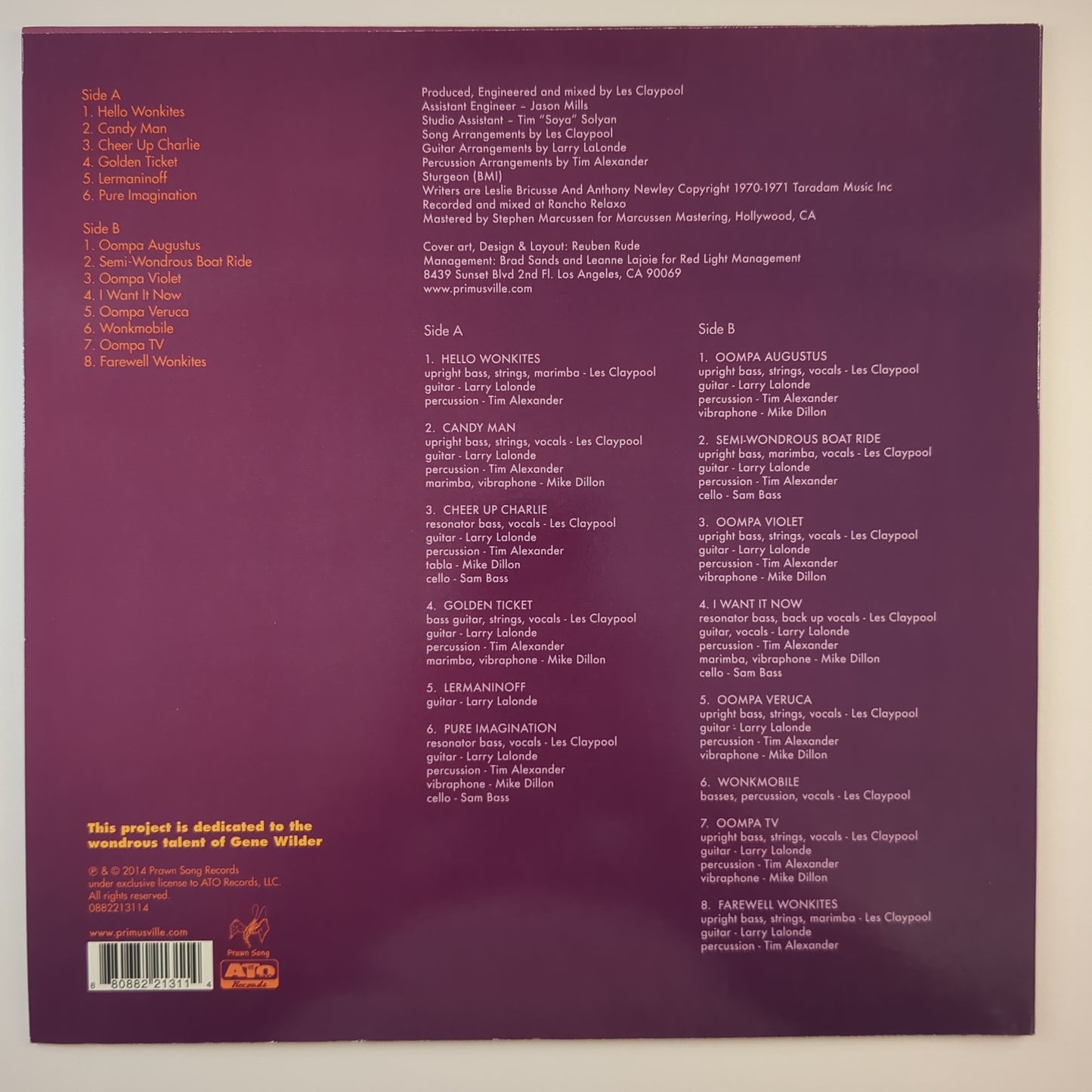 Primus - 'Primus & The Chocolate Factory With The Fungi Ensemble'