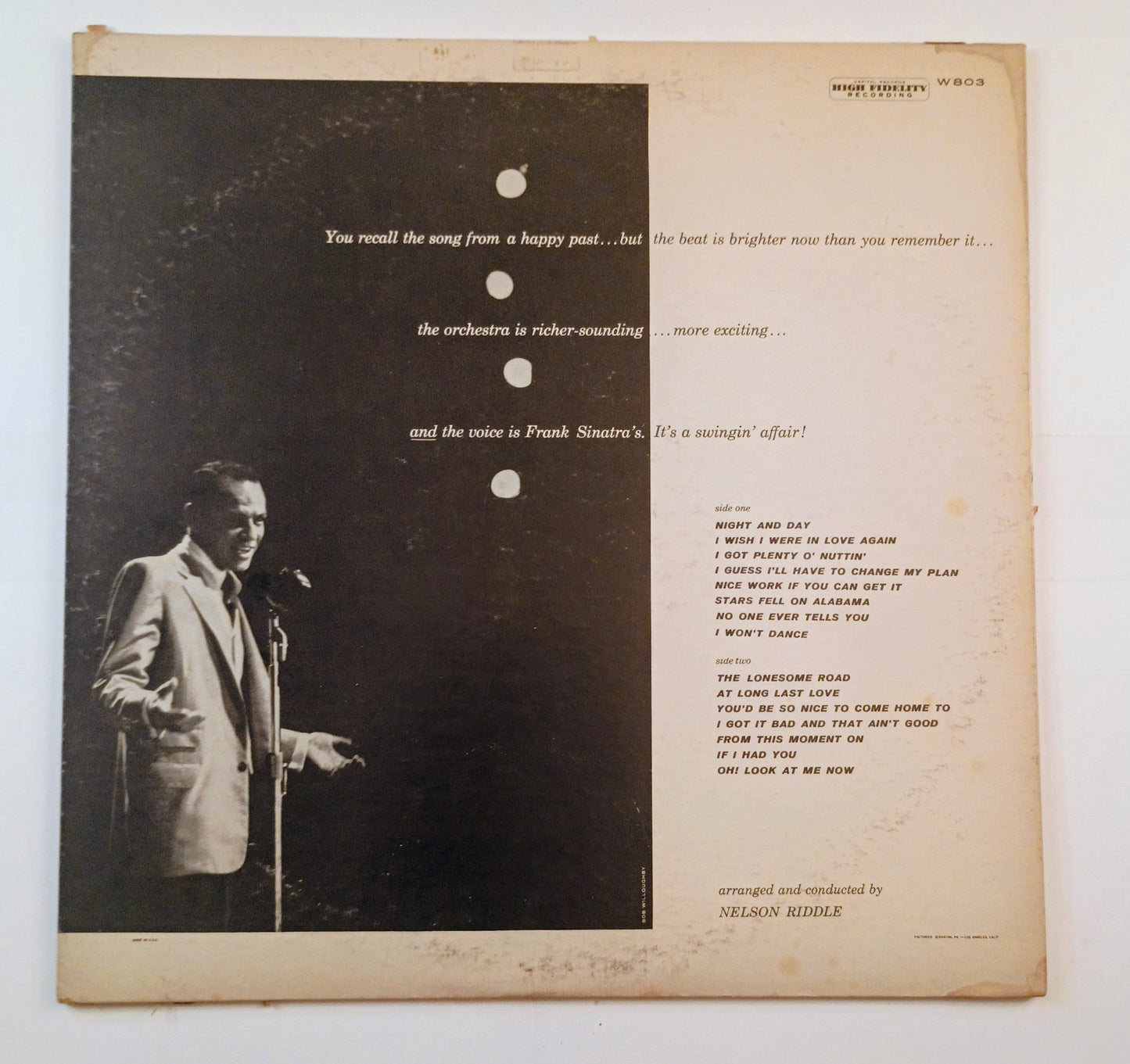 Frank  Sinatra - 'A Swingin' Affair'