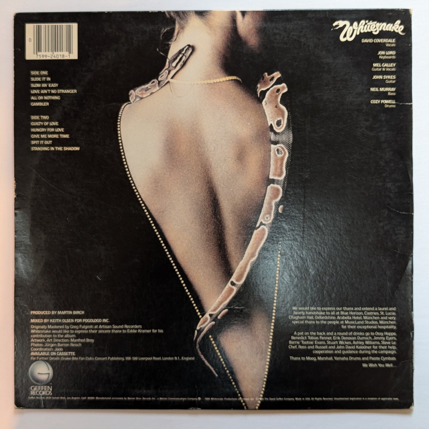 Whitesnake - 'Slide It In'