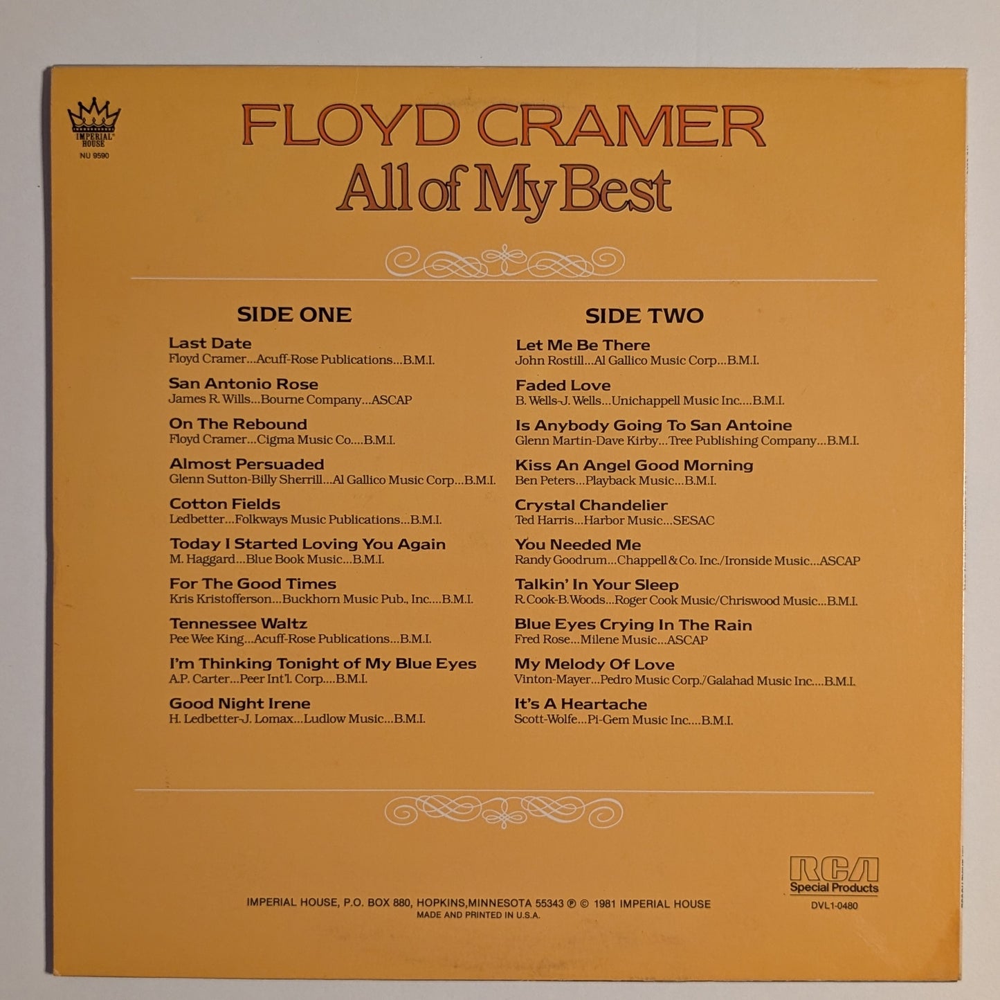 Floyd Cramer - 'All Of My Best'