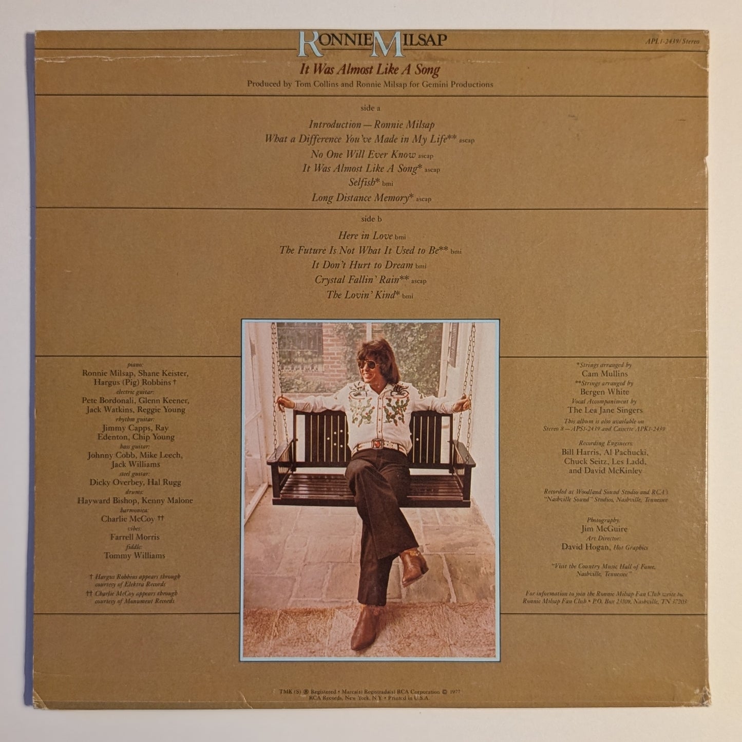 Ronnie Milsap - 'It Was Almost Like A Song'