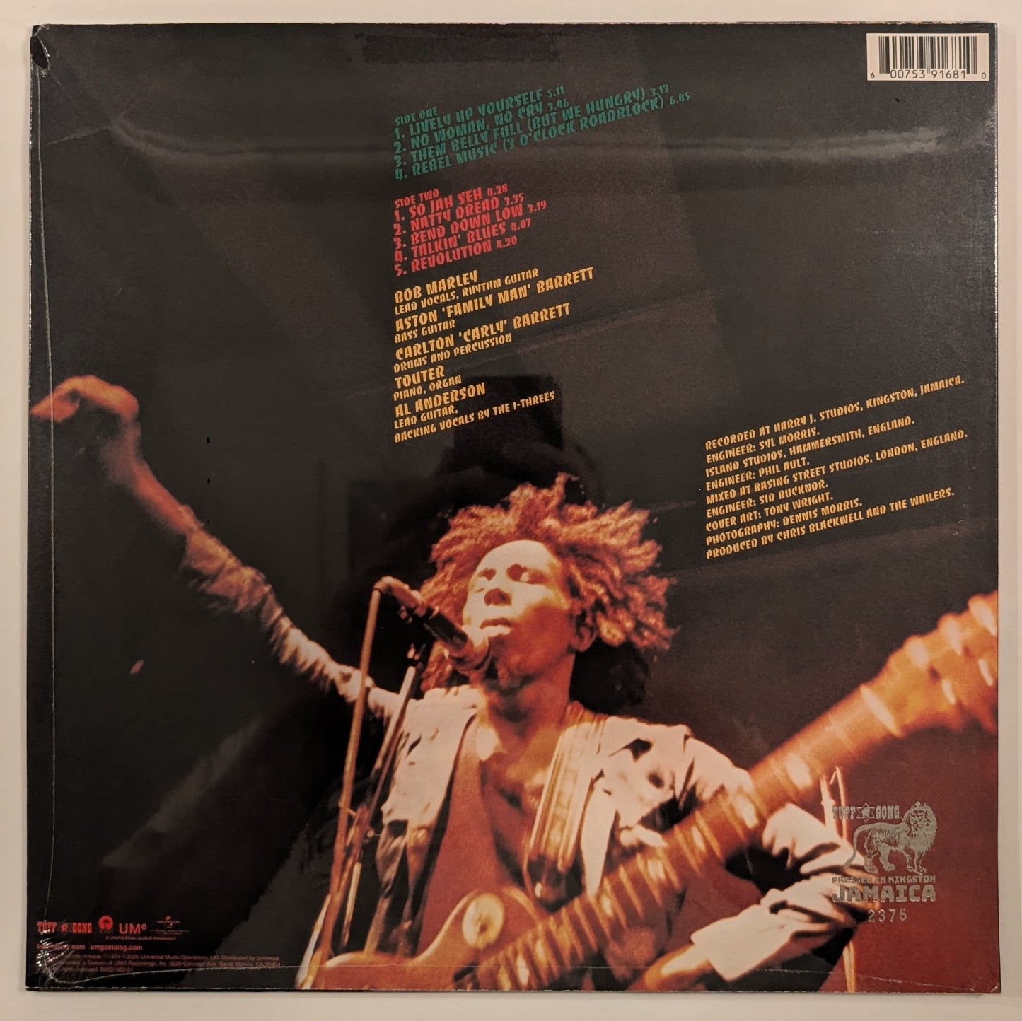 Bob Marley & The Wailers - 'Natty Dread'