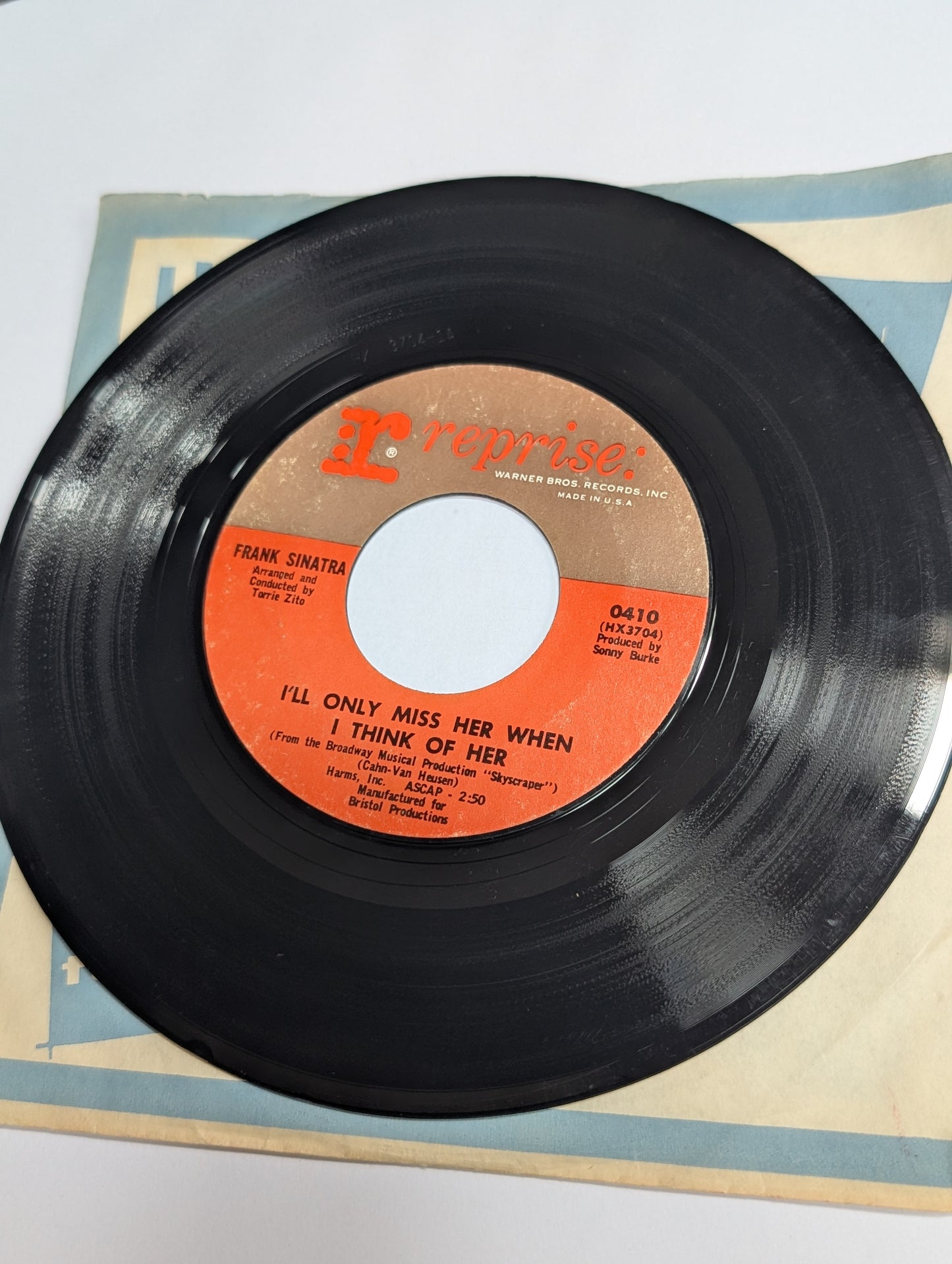 Frank Sinatra - 'Everybody Has The Right To Be Wrong! (At Least Once)/I'll Only Miss Her When I Think Of Her'