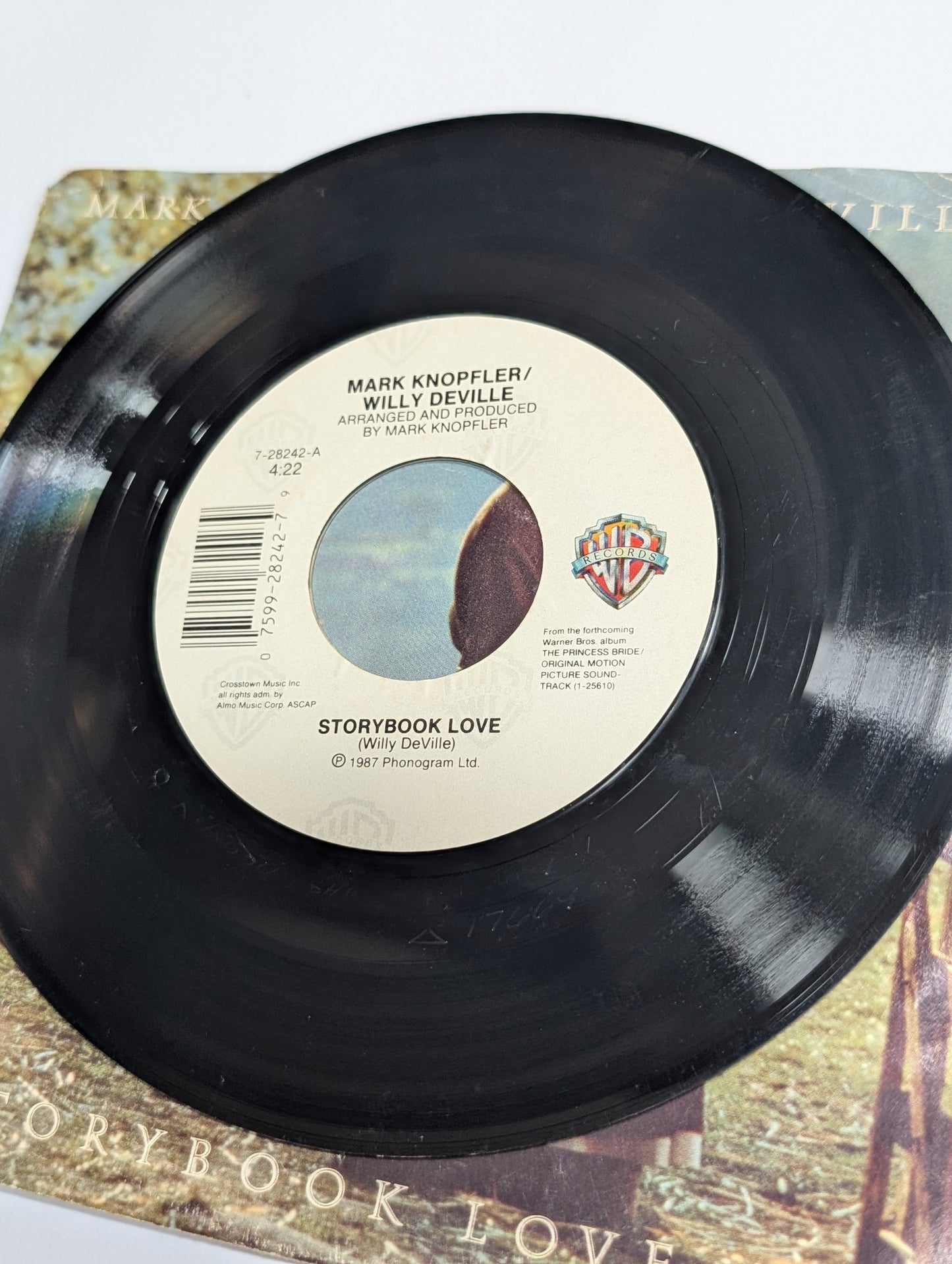 Mark Knopfler/Willy Deville - 'Storybook Love (Theme from The Princess Bride)/The Friends' Song'
