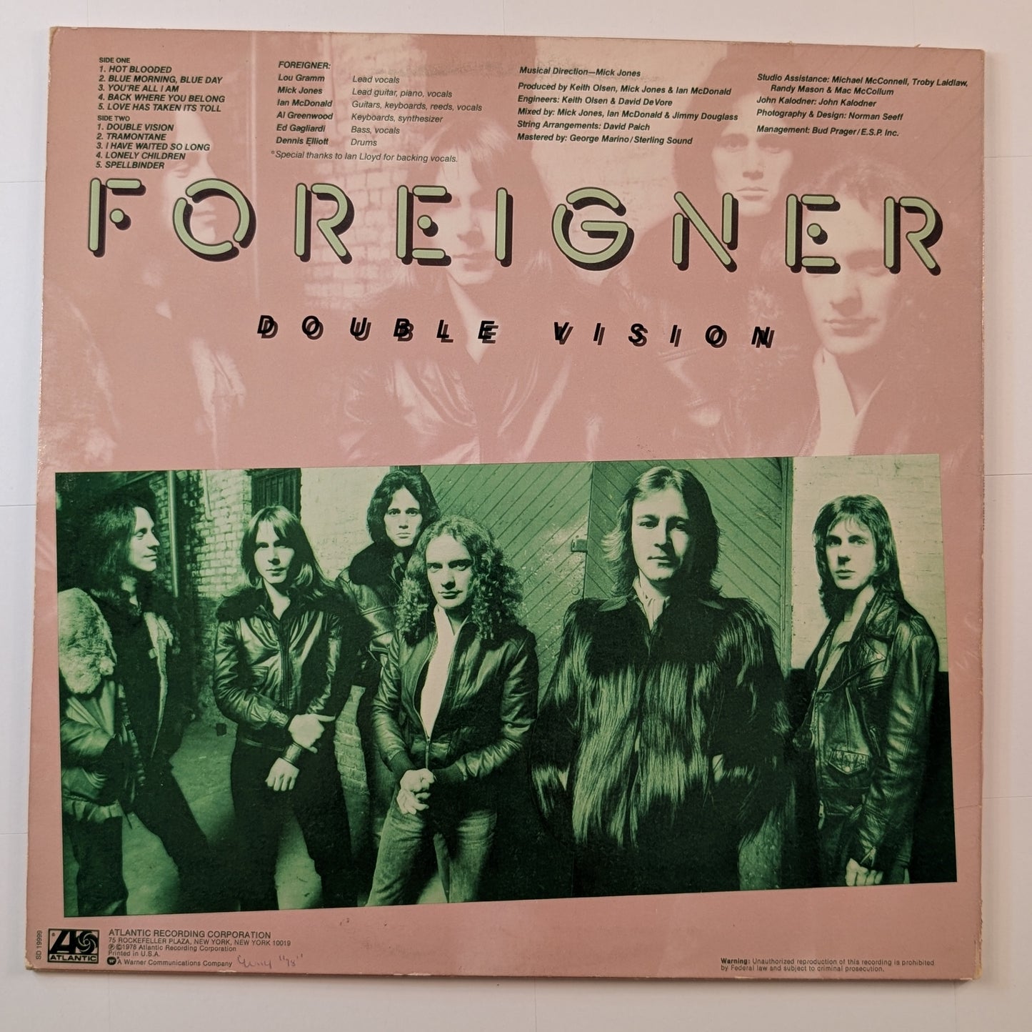 Foreigner - 'Double Vision'