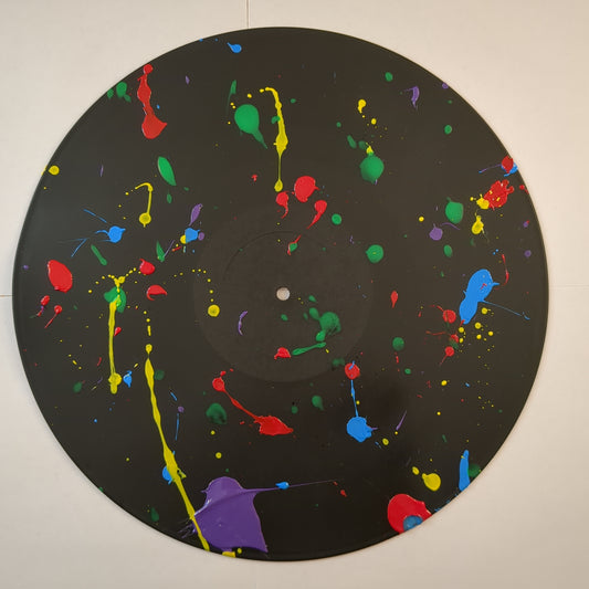 Paint Splatter Record Art