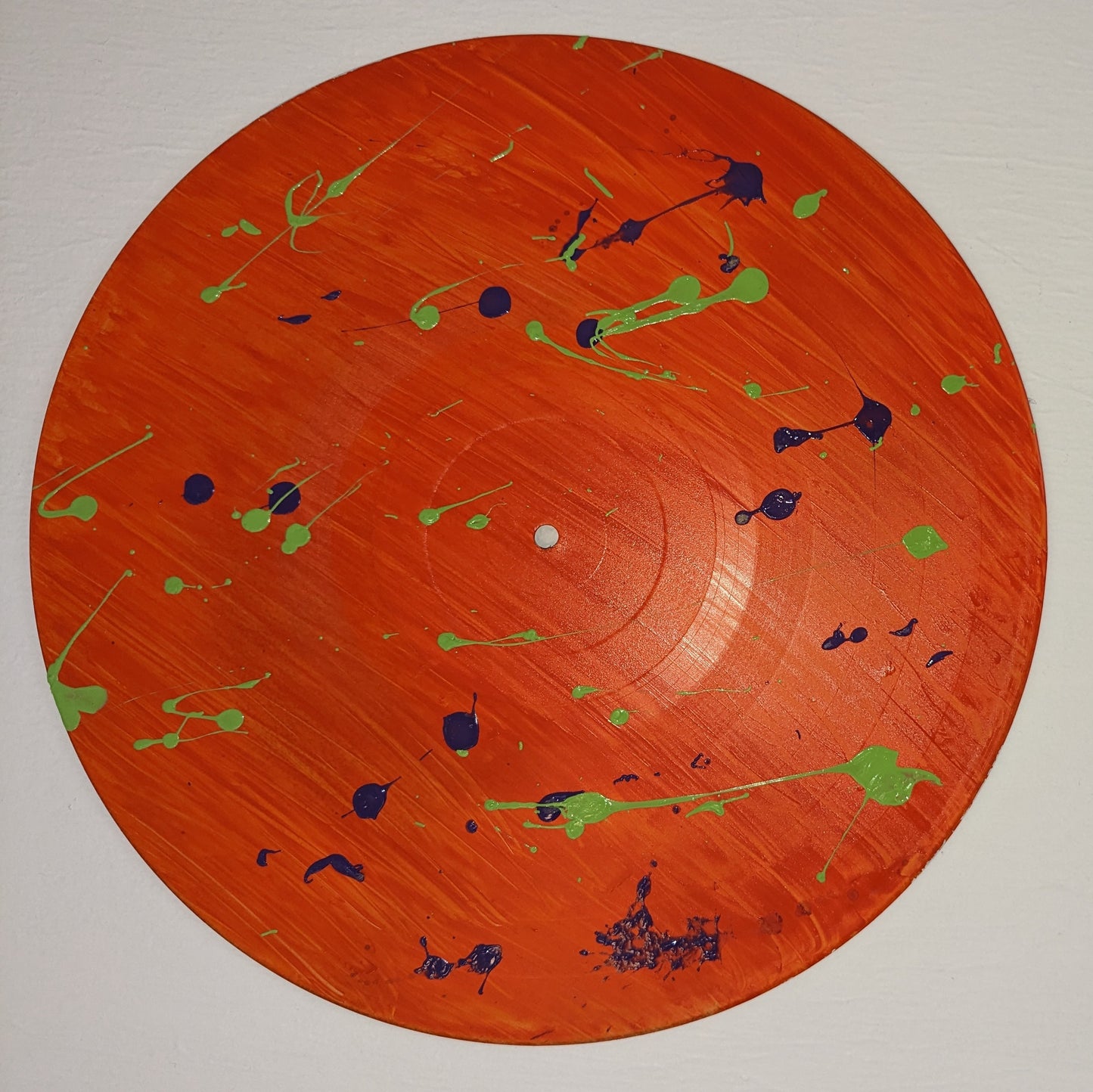 Color Splatter Record Art