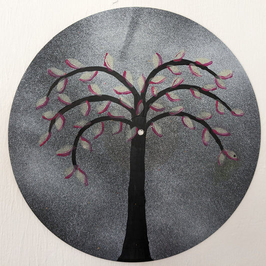 Tree with Glow-In-The-Dark Leaves Record Art
