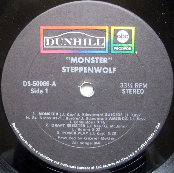 Steppenwolf - 'Monster'